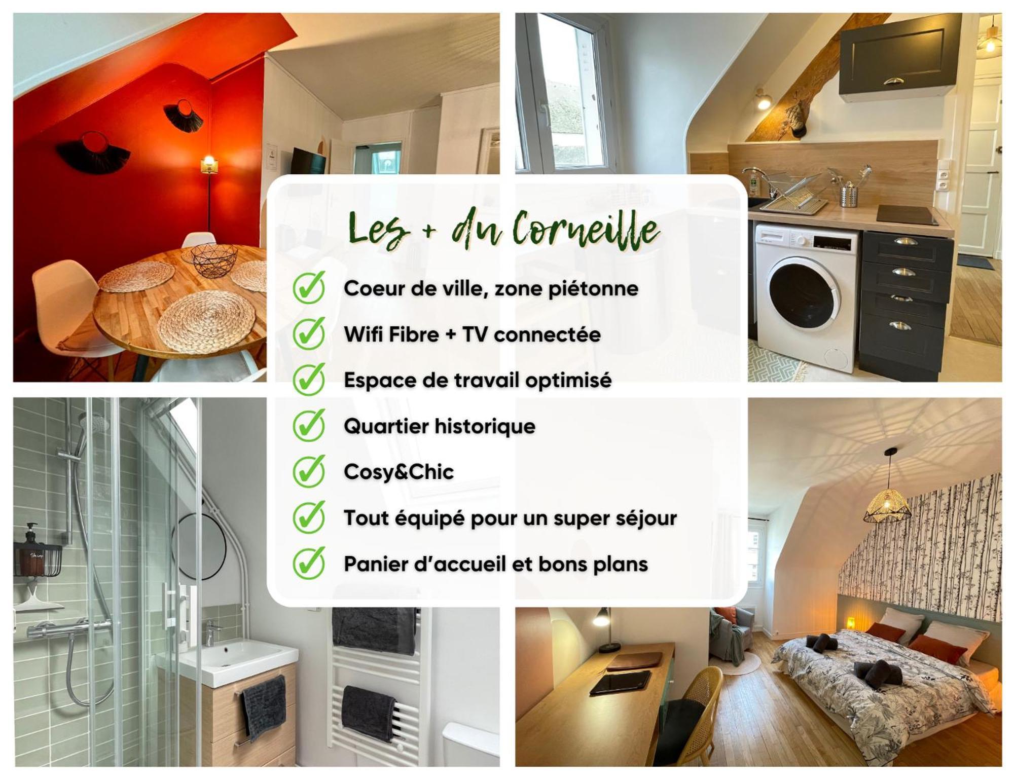 Le Corneille - Ideal Pros & Couples - Centre Historique - Chateau 5Min - Gare 10Min - Au Calme - Fibre Compiegne Exterior photo